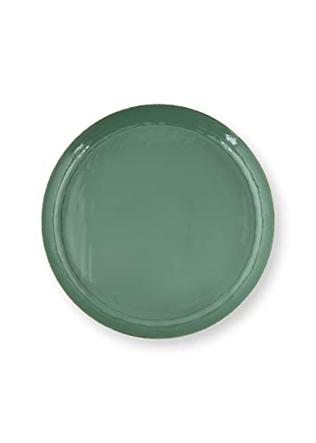 PIP STUDIO 51075032 Tablett emailliert Dark Green 50 cm (1 Stück) von PiP Studio