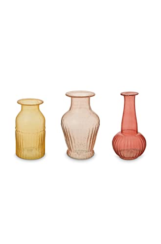 PIP STUDIO 51102051 Vase Glas S Pink Set3 von PiP Studio