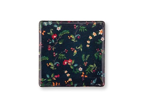 Pip Studio Berry Blues Metalltablett blau 30,5x30,5cm von Pip Studio
