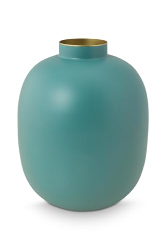 Pip Studio Home Deco Metal Vase hellblau matt 32cm von Pip Studio