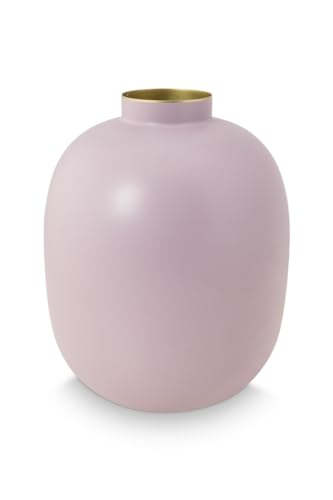 PIP STUDIO Home Deco Metal Vase lila matt 32cm von PiP Studio