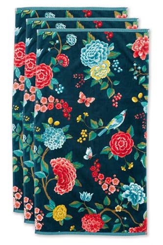 PIP Studio Good Evening Servietten, 55 x 100 x 3 cm, Dunkelblau, 3 Stück von Pip Studio