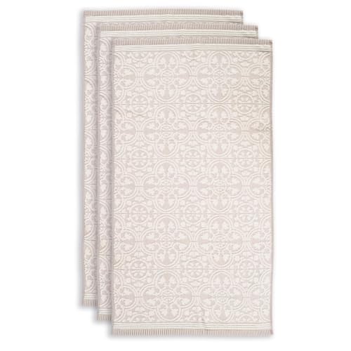 PIP Studio Handtuch Tile de Pip | khaki - 3x 55x100cm von Pip Studio