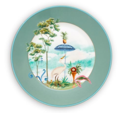 PIP STUDIO 51001250 Jolie Blue Teller 21 cm (1 Stück) von Pip Studio