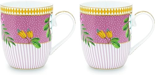 PiP Studio 51002218 La Majorelle Becher small pink 0,145 l 2 Stück (1 Set) von PiP Studio