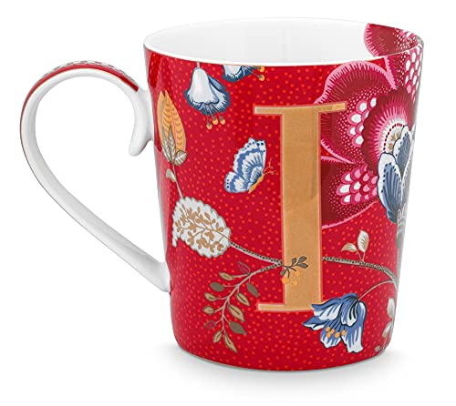 PiP Studio 51002258 Blushing Birds Alphabet Becher red I 0,35 l (1 Stück) von PiP Studio