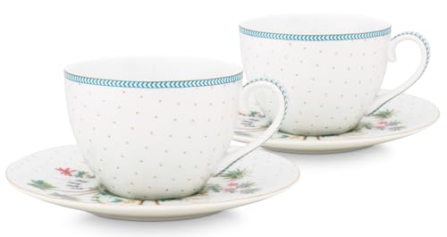 PIP STUDIO 51004119 Jolie Dots Gold Tasse & Untertasse Set2 PIP STUDIO 51004119 Jolie Dots Gold Tasse & Untertasse Set2 von PIP STUDIO
