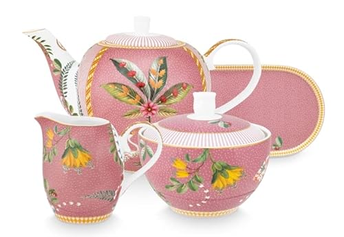 PiP Studio 51020155 La Majorelle Teeset pink Set4 (1 Set) von PiP Studio