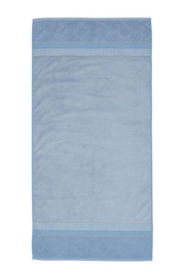 PiP Studio Badetuch Soft Zellige_Blue Grey_UV_UV_70x140 1 Duschtuch 70 x 140 cm, (1-St), Badetuch Duschtuch Liegetuch von PiP Studio