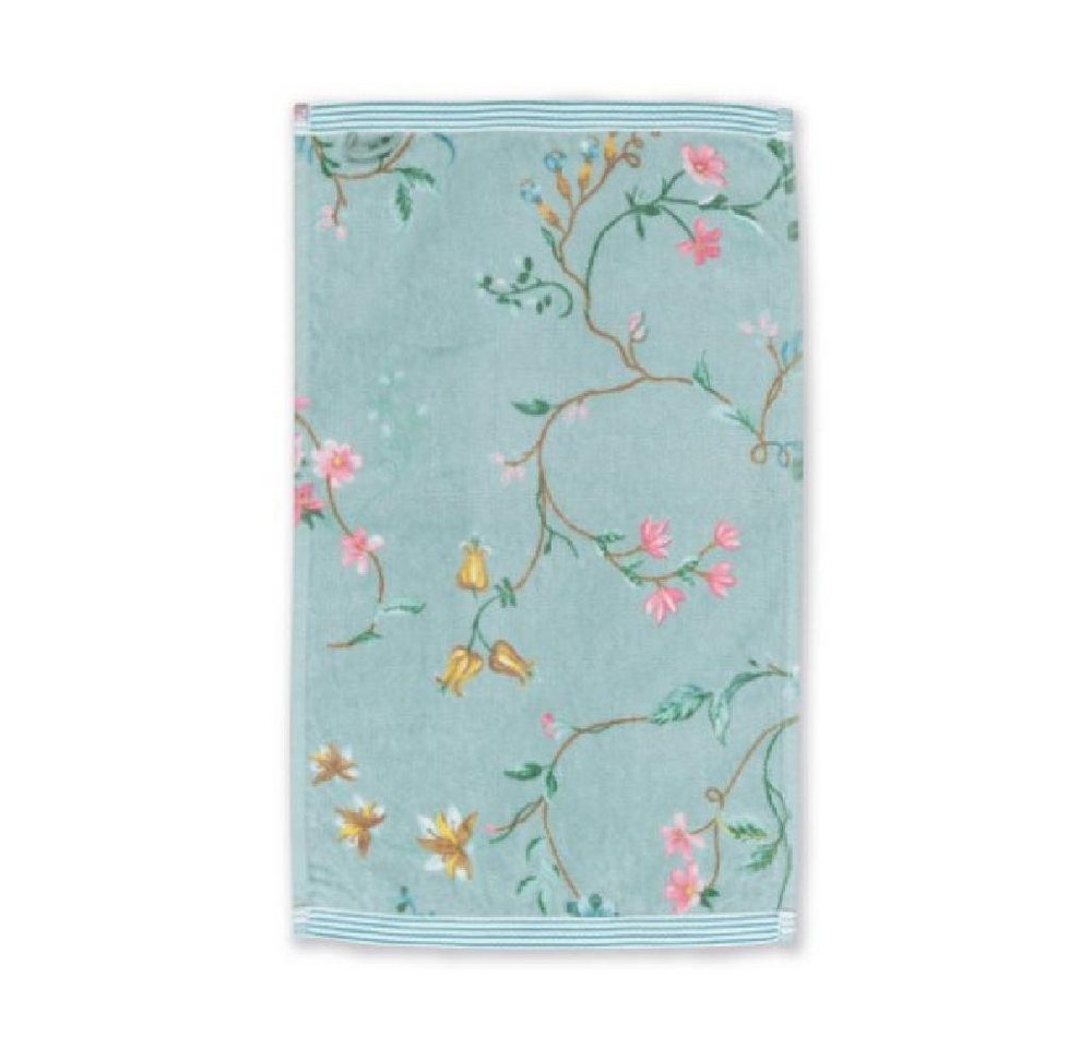 PiP Studio Badetücher Gästehandtuch Les Fleurs Blau (30x50cm) von PiP Studio