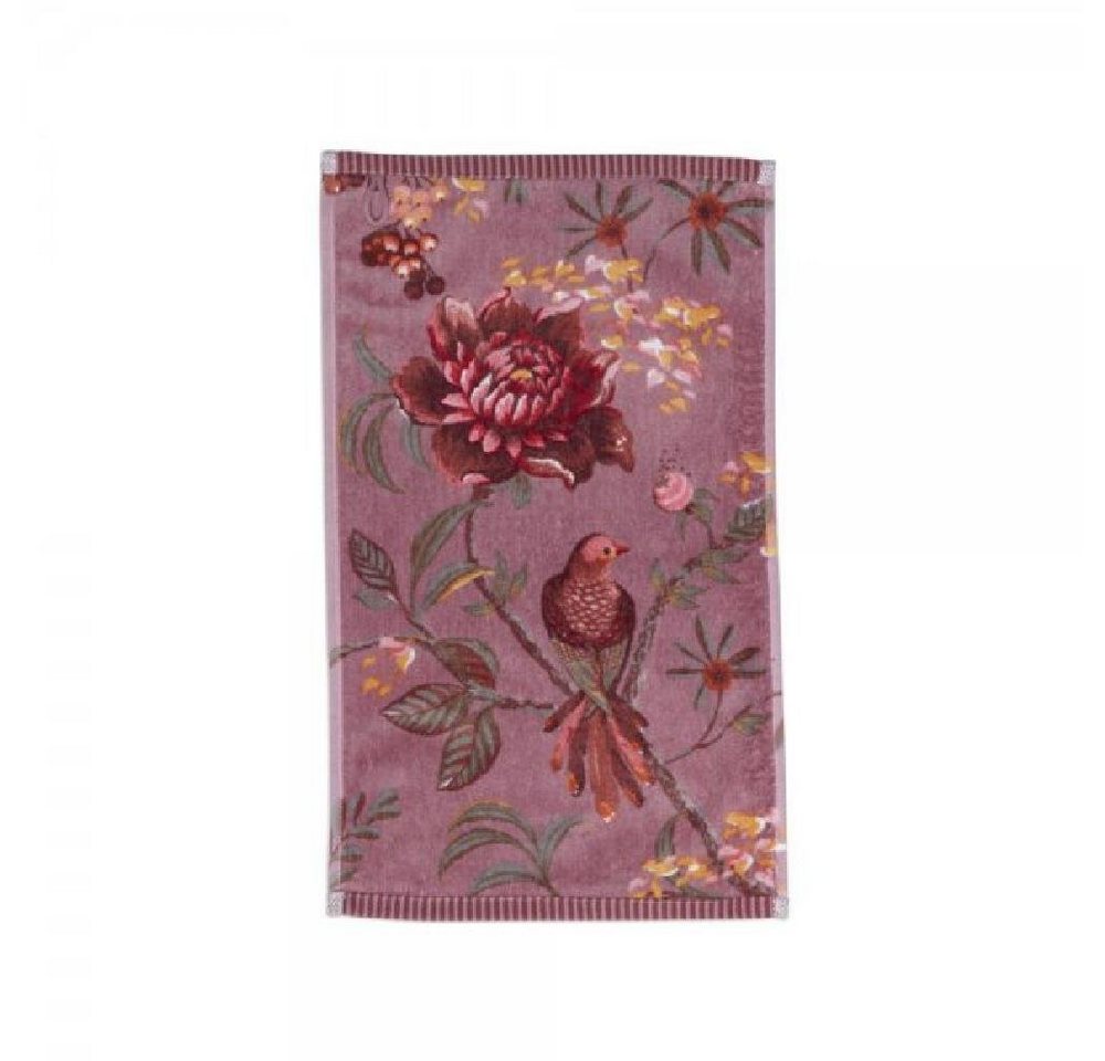 PiP Studio Badetücher Gästehandtuch Secret Garden Mauve (30x50cm) von PiP Studio