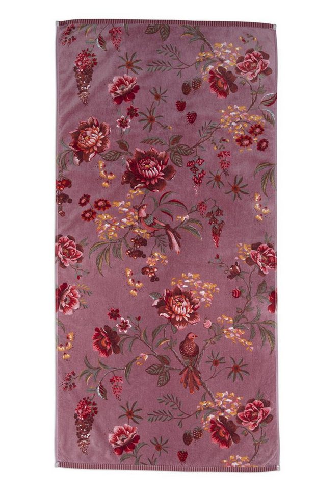PiP Studio Badetücher PIP Studio Duschtuch Secret Garden, 70 x 140, Mauve, Frottiervelours (70 x 140 cm, 1-St) von PiP Studio