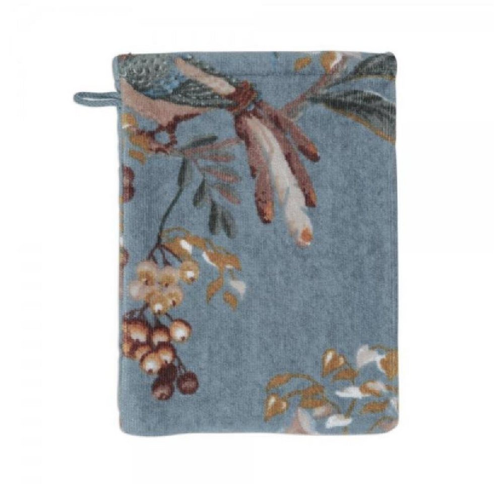 PiP Studio Badetücher Waschhandschuh Secret Garden Blau (16x22cm) von PiP Studio