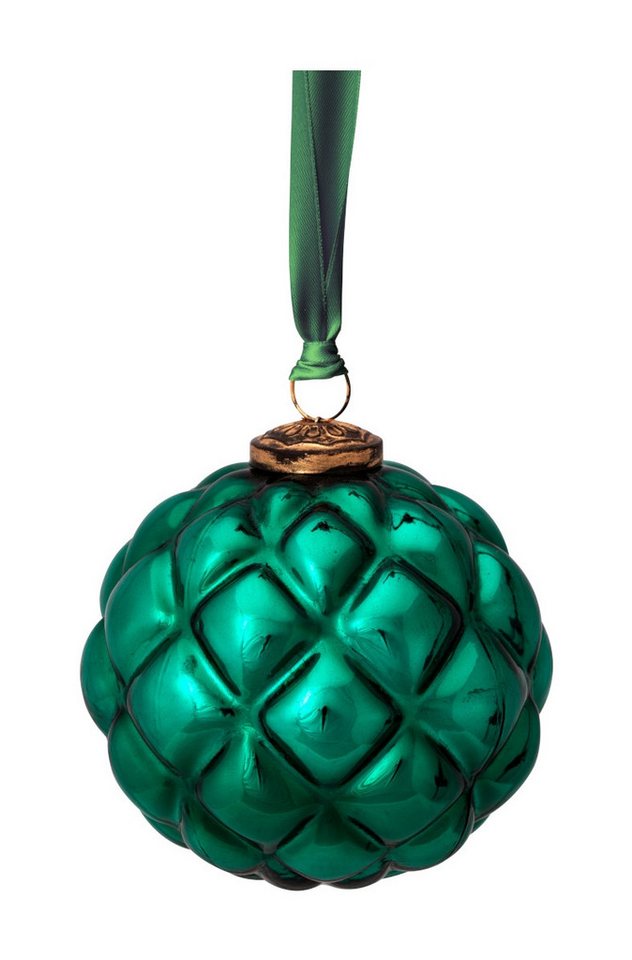 PiP Studio Baumbehang Ornament Glass Baumanhänger dark Green 12,5 cm, Ornament Glass Dark Green 12.5cm PiP Studio Baumbehang Ornament Glass Baumanhänger dark Green 12,5 cm, Ornament Glass Dark Green 12.5cm von PiP Studio