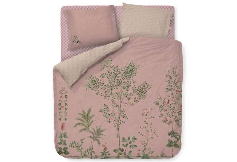 PiP Studio Bettwäsche Fata Morgana Pink, Perkal, 2 teilig, Blüten, Florale Elemente, Sträucher von PiP Studio