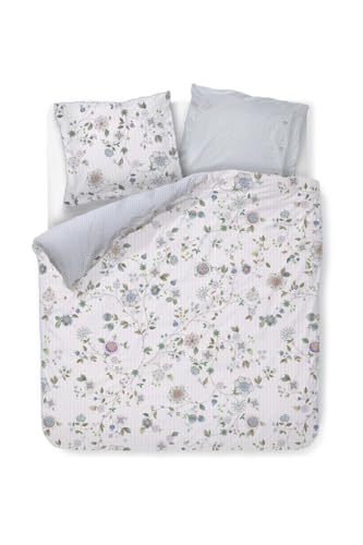 Pip Studio Bettbezugsset Flores Bailando Gebrochen Weiss 200x200cm von Pip Studio