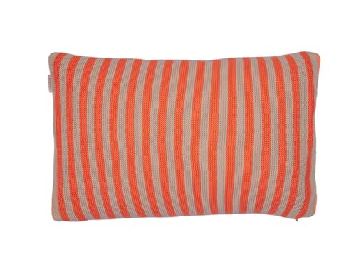 PiP Studio Bonsoir Stripe Zierkissen Farbe Orange Größe 40x60 von PiP Studio