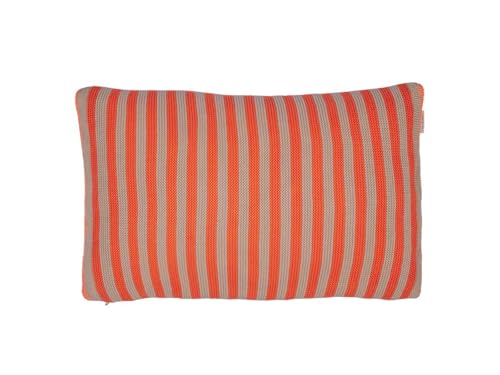 PiP Studio Bonsoir Stripe Zierkissen Farbe Orange Größe 40x60 von Pip Studio