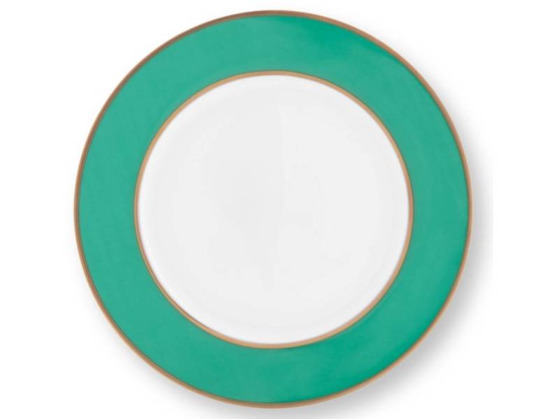 PiP Studio Brotteller Chique Brotteller gold-green 17 cm, Plate Pip Chique Gold-Green 17cm PiP Studio Brotteller Chique Brotteller gold-green 17 cm, Plate Pip Chique Gold-Green 17cm von PiP Studio