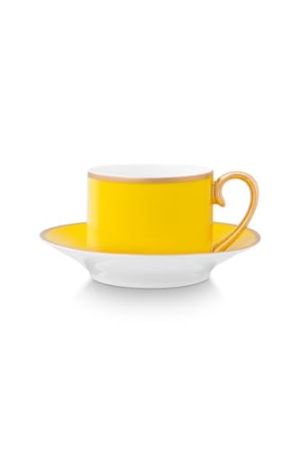 Pip Studio Chique Espressotasse m.U. Gold-gelb 120ml von Pip Studio
