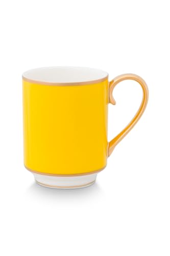 Pip Studio Chique Henkelbecher Gold-gelb 250ml von Pip Studio