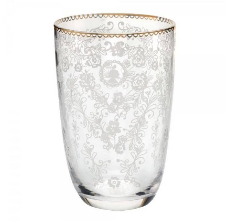 PiP Studio Cocktailglas Longdrinkglas Floral Glas Klar (400ml) von PiP Studio