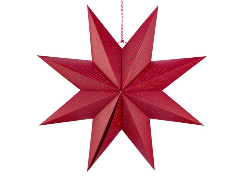 PiP Studio Dekohänger Weihnachtsstern dunkelrot 60cm von PiP Studio