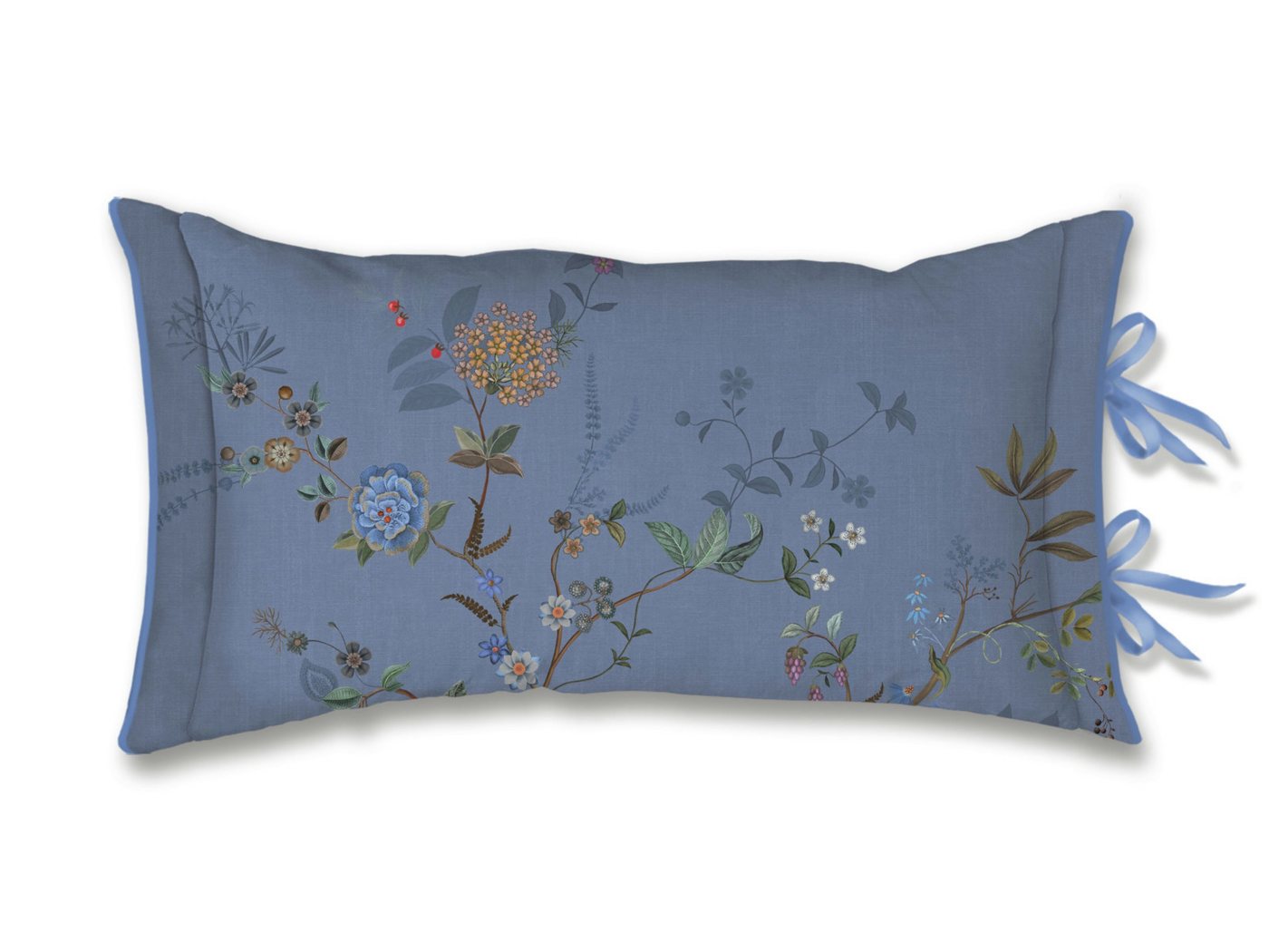 PiP Studio Dekokissen Bustani Kissen blau 45x70cm (1 Stück) von PiP Studio