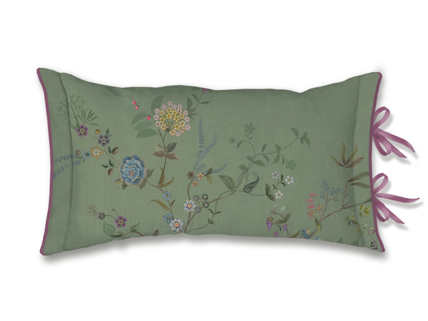 PiP Studio Dekokissen Bustani Kissen grün 22x70cm (1 Stück) von PiP Studio