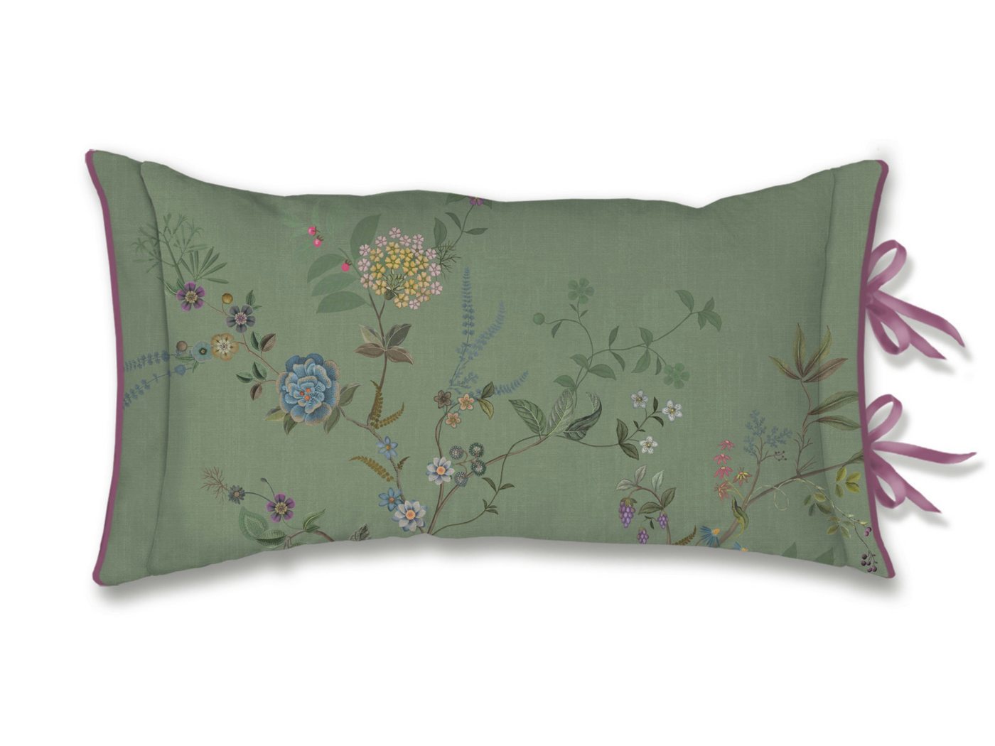 PiP Studio Dekokissen Bustani Kissen grün 35x60cm (1 Stück) von PiP Studio