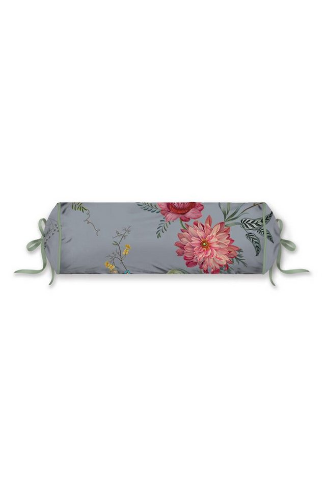 PiP Studio Dekokissen Fleur Grandeur Roll Cushion_Blue_UV_UV_22x70 1 Zierkissen 22 x 70 cm, Dekokissen Couch kissen Sofa Kissen von PiP Studio