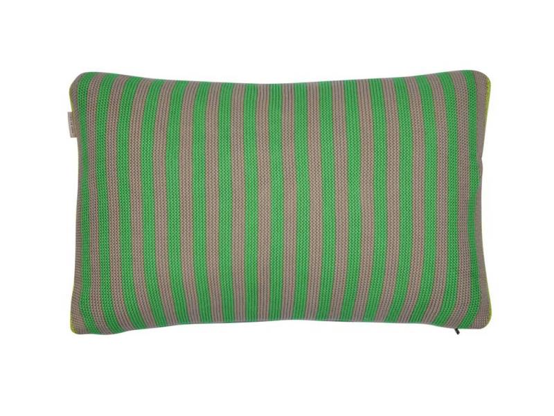PiP Studio Dekokissen Bonsoir Stripe Kissen Cushion green 40x60cm (1Stück) von PiP Studio