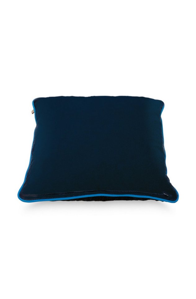 PiP Studio Dekokissen Quilted Dark Blue Kissen 50 x 50 cm, Cushion Quilted Dark Blue 50x50cm von PiP Studio