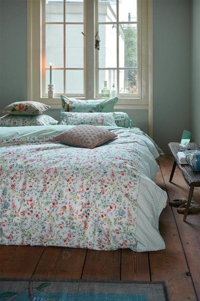 PiP Studio Dekokissen Quilty Dreams Khaki 45X45 Khaki Baumwollsamt 45 x von PiP Studio