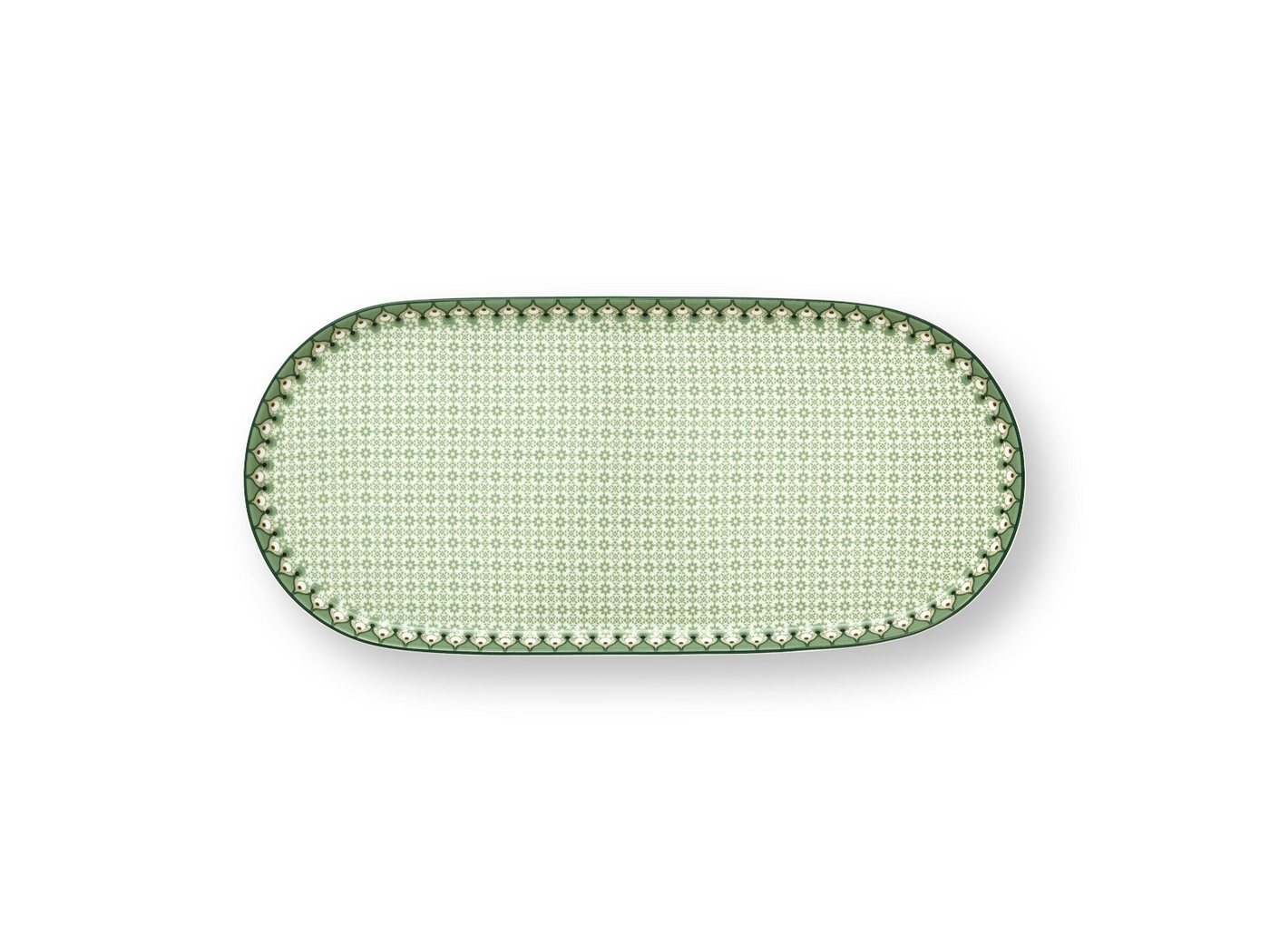 PiP Studio Dekotablett Lily&Lotus Tiles Light Green Milch- und Zuckertablett 25x12cm PiP Studio Dekotablett Lily&Lotus Tiles Light Green Milch- und Zuckertablett 25x12cm von PiP Studio