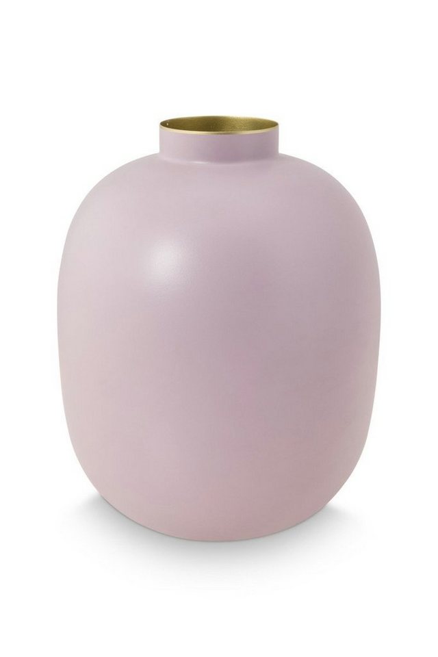 PiP Studio Dekovase Home Deco Metal Vase lila matt 32c (Vase) von PiP Studio