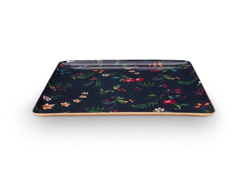 PiP Studio Dekovase Pip Studio Metall Tablett medium Berry Blues, blau von PiP Studio