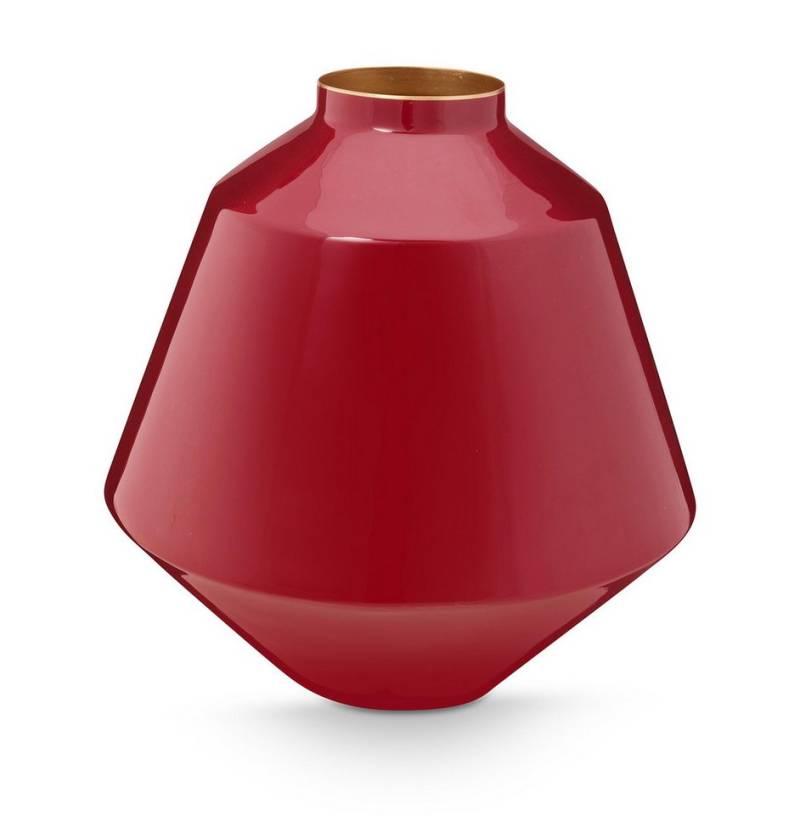 PiP Studio Dekovase Pip Studio Metall Vase Home Accessories, rot von PiP Studio