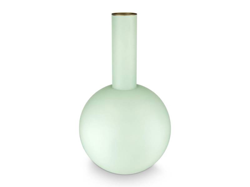 PiP Studio Dekovase Vase Metal Large Matt Light Blue 24.5x42cm (Vasen) von PiP Studio