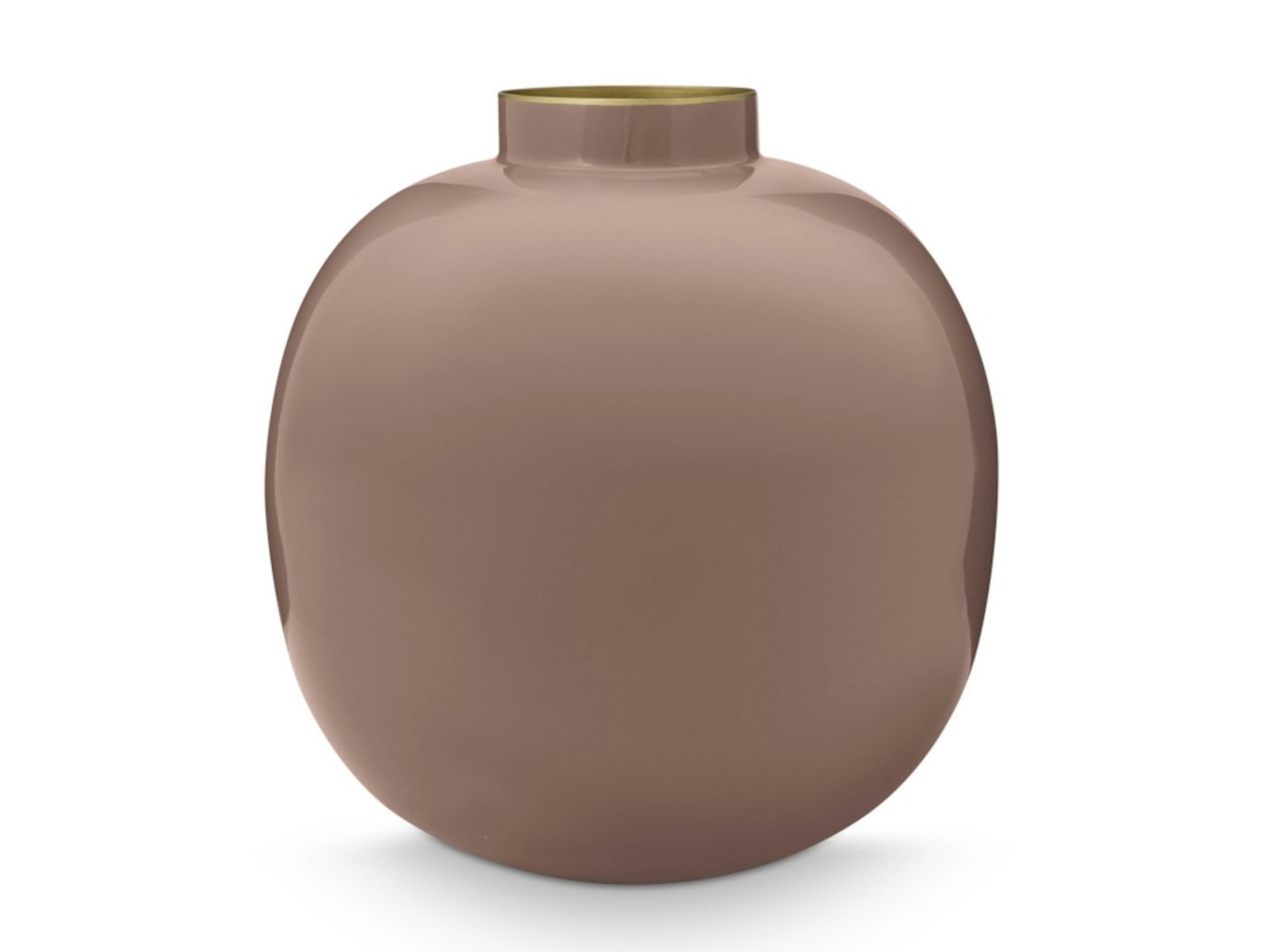 PiP Studio Dekovase Vase Metal rust 23 cm (Vasen), Vase Metal Rust 23cm von PiP Studio