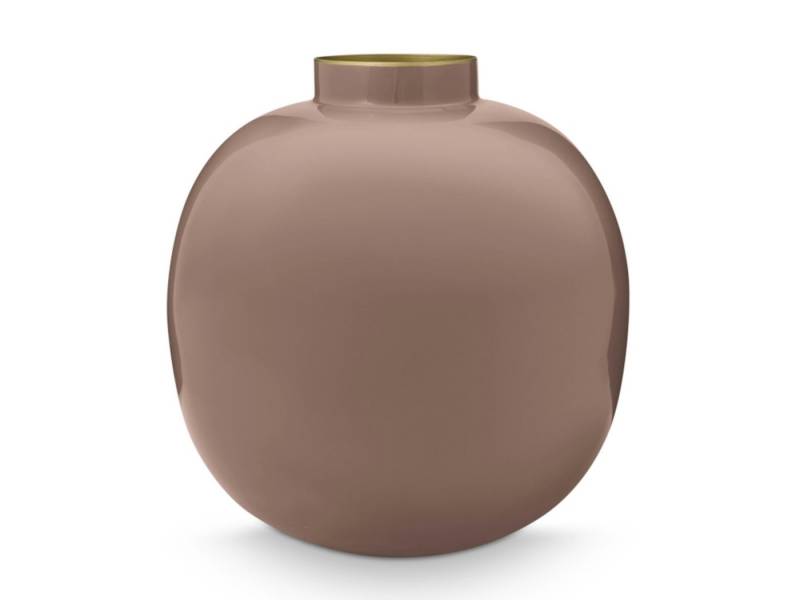 PiP Studio Dekovase Vase Metal rust 23 cm (Vasen), Vase Metal Rust 23cm von PiP Studio
