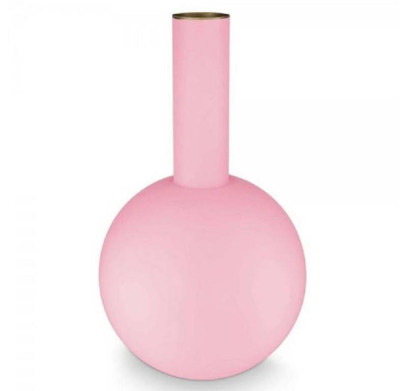 PiP Studio Dekovase Vase Metall Light Pink (24.5x42cm) von PiP Studio