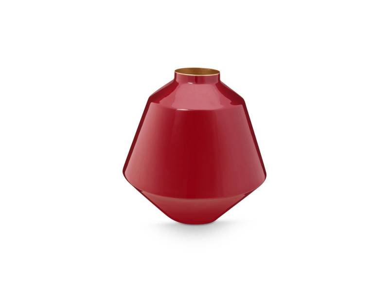 PiP Studio Dekovase Vase Metall dunkelrot 35cm (Vasen) von PiP Studio