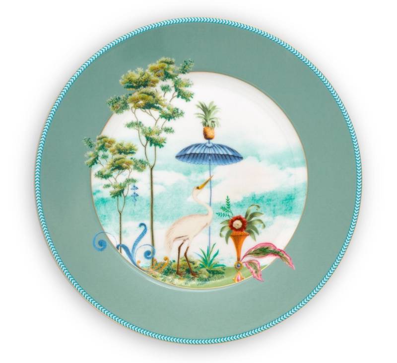 PiP Studio Frühstücksteller Jolie Blue Teller 21 cm, Plate Jolie Blue 21cm von PiP Studio