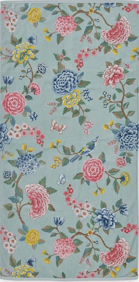 PiP Studio Duschtuch Duschtuch "Good Evening", Velours-Frottier, Velours Blumen von PiP Studio