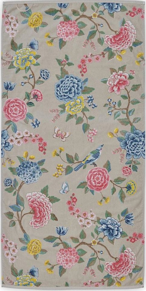 PiP Studio Duschtuch Duschtuch "Good Evening", Velours-Frottier, Velours Blumen von PiP Studio