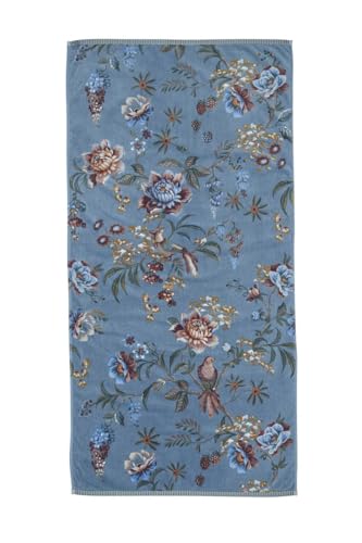 Pip Studio Duschtuch Secret Garden | Blue - 70 x 140 von Pip Studio