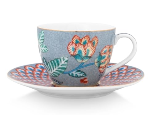 Pip Studio Flower Festival Espressot. m.U. Light Blue 120ml von Pip Studio