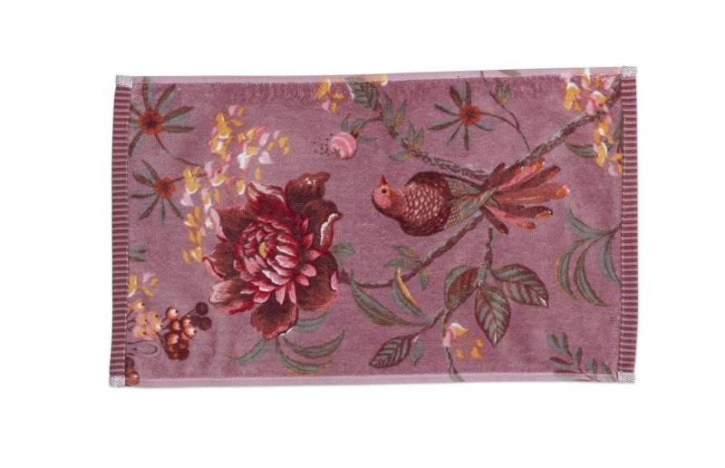 PiP Studio Gästehandtuch Secret Garden Gästehandtuch mauve 30x50cm (1 Stück), Baumwolle (278602) von PiP Studio