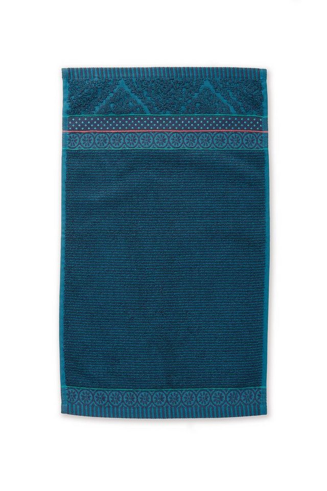 PiP Studio Gästehandtuch Soft Zellige_Dark Blue_UV_UV_30x50 1 Gästehandtuch 30 x 50 cm, Frottier (1-St), Gästetuch Gästehandtuch von PiP Studio